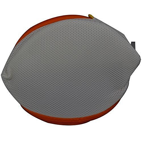 KM Washing Net Bag - White, Used For Undergarments/Lingerie, Durable, Foldable, BB085, 1 pc Fraying, Durability, Foldable