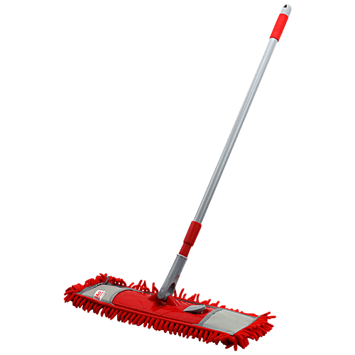 Buy Liao Flat Dry Mop With Steel Stick Micro Fiber Expandable 1 Pc