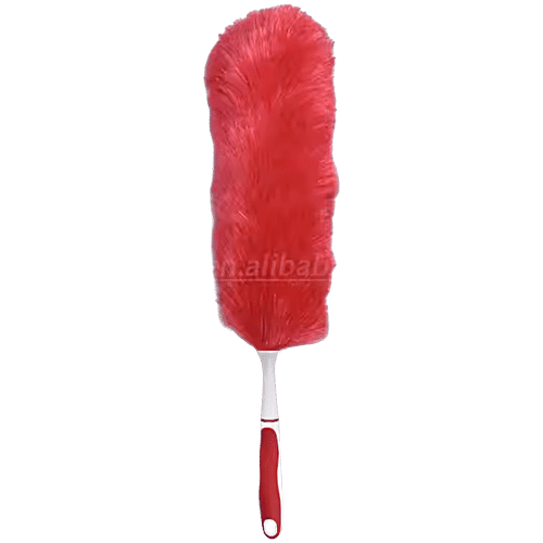 Liao Cleaning Duster - PP Bristles, Red, Bendable, Used For Multipurpose Cleaning, E130001, 1 pc  