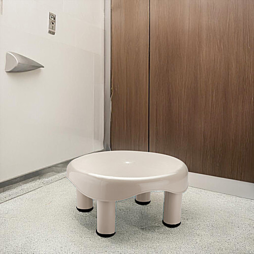 Joyo Comfort Bathroom Stool Plastic/Patla - Plain, Small, Assorted, 1 pc Durable & Convenient