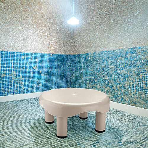 Joyo Comfort Bathroom Stool Plastic/Patla - Plain, Small, Assorted, 1 pc Durable & Convenient