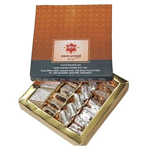Buy Kaka Halwai, Pune Sweets Mix Dry Fruit Mithai Online at Best