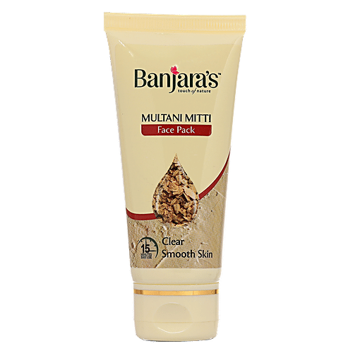Buy Banjaras Face Pack Multani Mitti 50 Gm Online At Best Price of Rs