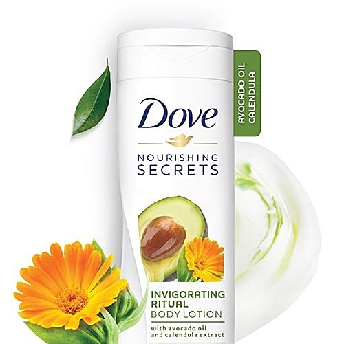 Dove Nourishing Secrets Invigorating Ritual Body Lotion - For All Skin Types, With Avocada Oil & Calendula Extract, 400 ml  Softens Skin