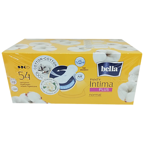 Buy Bella Panty Intima Plus Ultrathin Pantyliners Normal 54 Pcs Online