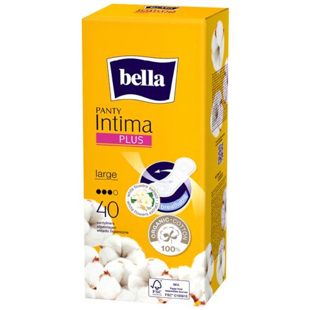 Bella Panty Liners - Intima Plus Large, 40 pcs 