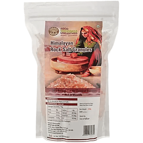 Organic Nation Himalayan Rock Salt/Uppu Granules, 500 g  