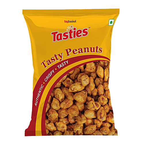 Tasties Tasty Peanuts - Spice Coated, 50 g Namkeen