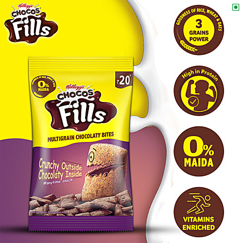 Kellogg's Kelloggs Chocos Fills, 32 g  0% Maida