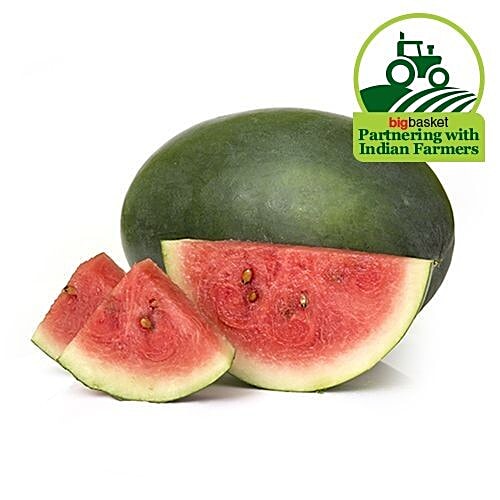 Buy Fresho Water Melon Kiran Medium, Horeca 10 kg Online at Best