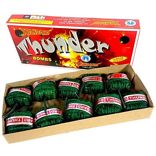Buy Standard Crackers Atom Bombs Thunder Bomb Green Online at Best