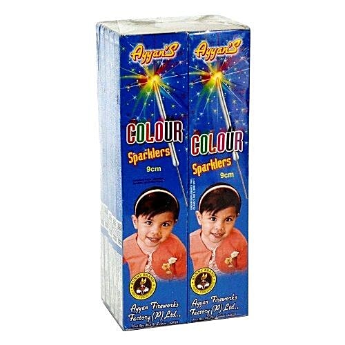 Buy Ayyan Fireworks Crackers 9 Cm Coloured Sparklers Online at Best