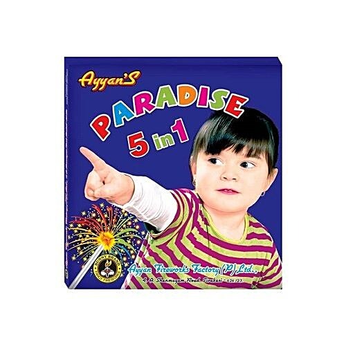 Buy Ayyan Fireworks Crackers Paradise Sparklers, 5 Varieties Online