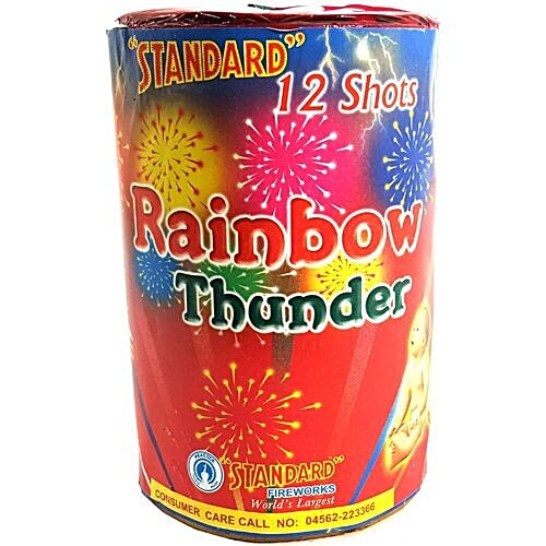 Standard Crackers Cakes - Rainbow Thunder - 12 Shots, 1 Pce*1 Box  