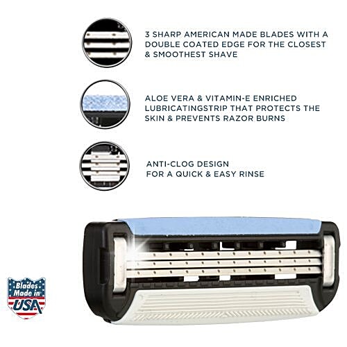 Spruce Shave Club 3X Cartridges, 4 pcs  