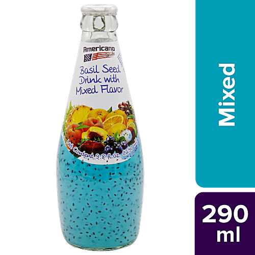 Buy Americana Basil Seed Drinks Mixed 290 Ml Online At Best Price of Rs
