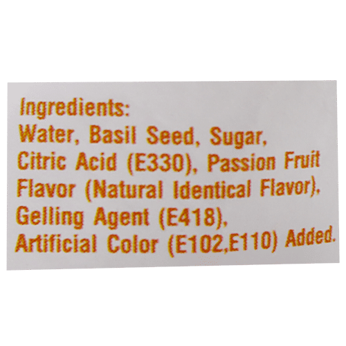Americano Basil Seed Drinks - Passion Fruit, 290 ml  