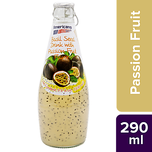 Americano Basil Seed Drinks - Passion Fruit, 290 ml  