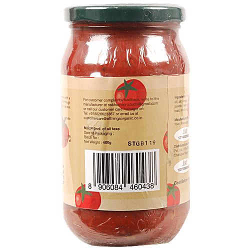 Organic Origins Tomato, Garlic & Basil - Pizza & Pasta Sauce, 400 g  