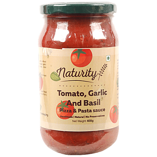 Organic Origins Tomato, Garlic & Basil - Pizza & Pasta Sauce, 400 g  