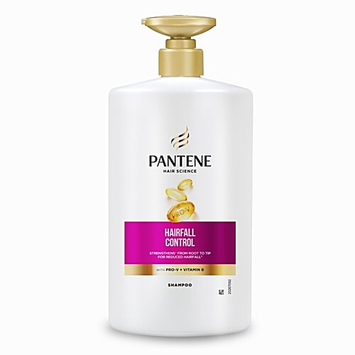 Pantene Hair Science Hairfall Control Shampoo - With Pro-V & Vitamin B, 1 L  