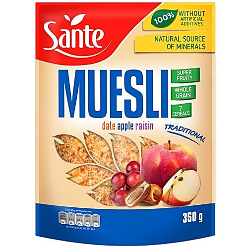 Buy Sante Cereal Flakes Muesli, Traditional 350 gm Online at Best
