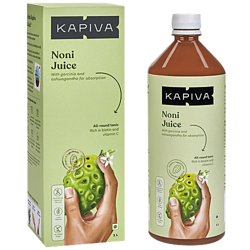 Kapiva Noni Juice, 1 L  Rich in Biotin & Vitamin C