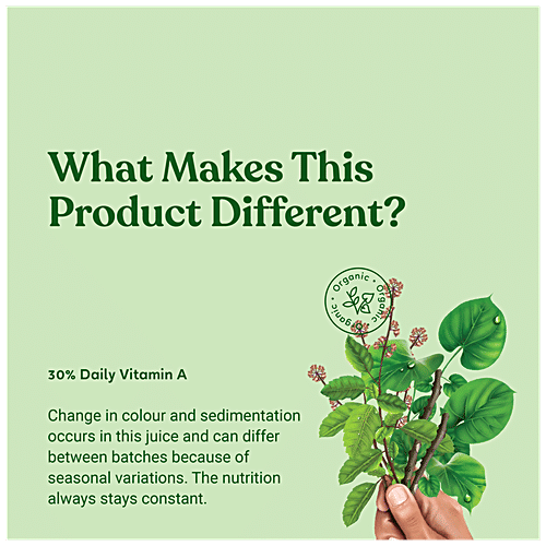 Kapiva Tulsi Giloy Juice, 1 L  No Artificial Colours, No Added Sugar