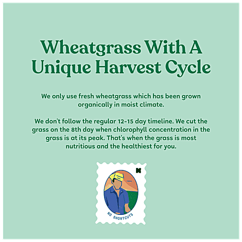 Kapiva Wheatgrass Juice - Helps Detoxify The Liver & Cleanses Digestive System, 1 L  No Artificial Colours, No Added Sugar