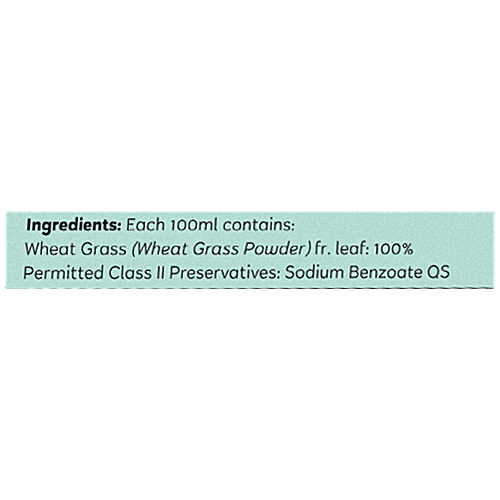 Kapiva Wheatgrass Juice - Helps Detoxify The Liver & Cleanses Digestive System, 1 L  No Artificial Colours, No Added Sugar