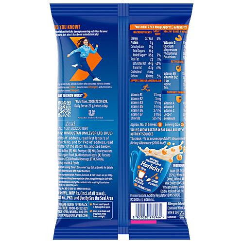 Horlicks Classic Malt Flavour Nutritional Drink, 450 g  Clinically Proven To Make Kids Taller, Stronger, Sharper