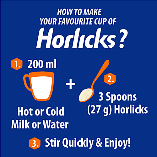 Horlicks Classic Malt Flavour Nutritional Drink, 450 g  Clinically Proven To Make Kids Taller, Stronger, Sharper