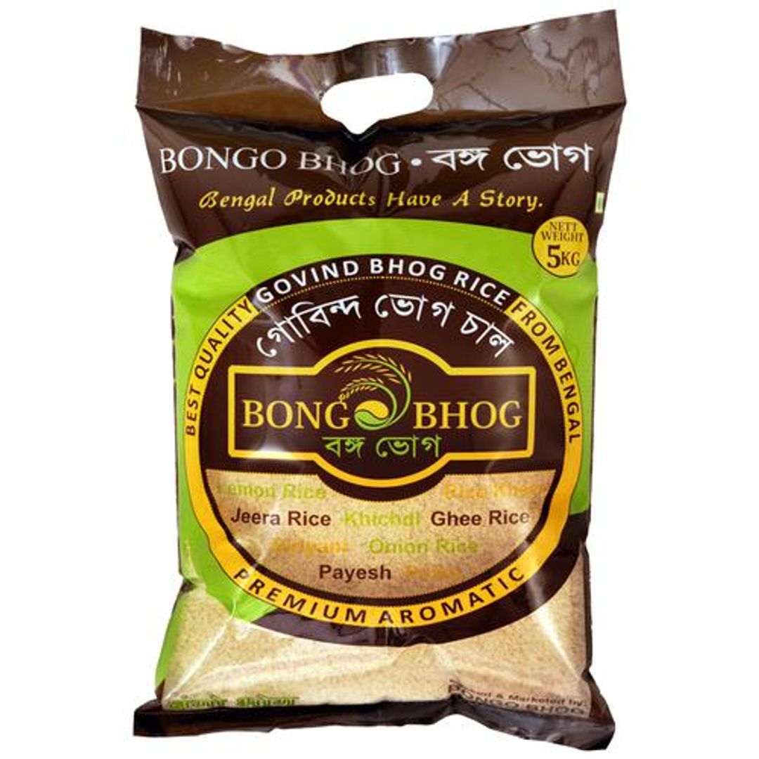 BONGO BHOG Premium Aromatic Govind Bhog Rice, 5 kg 