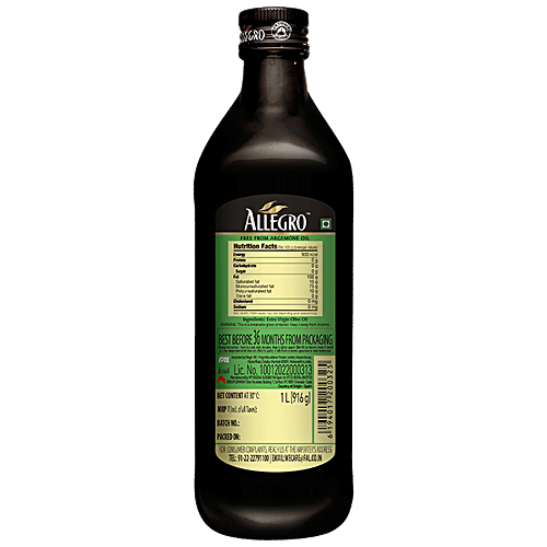 Allegro Olive Oil - Extra Virgin, 1 L  