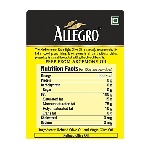 Allegro Olive Oil - Extra Light, 1 L  