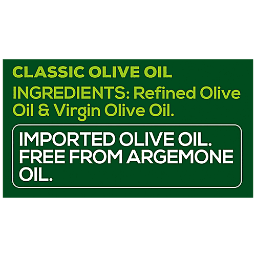 Del Monte Classic Olive Oil, 1 L Plastic Bottle 