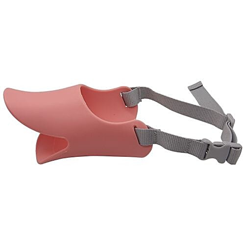 DP Anti Bite Muzzle Mask - Duck Shaped, Small, Pink, 1 pc  