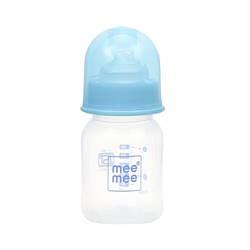 Mee Mee Baby Feeding Bottle - Eazy Flo, Premium, Blue, 60 ml (Pack of 1) 