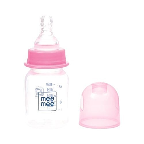 Mee Mee Baby Feeding Bottle - Eazy Flo, Premium, Pink, 60 ml (Pack of 1) 