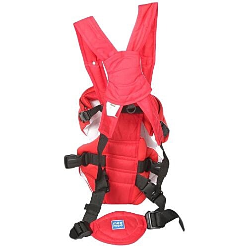 Mee Mee Baby Carrier - 6 Position, Premium, Red, 1 pc Pack of 1 