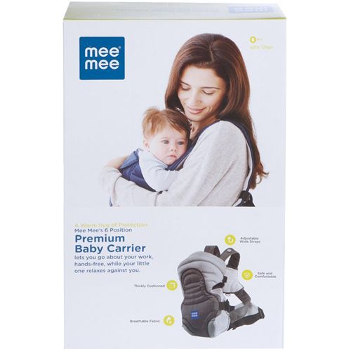Mee Mee Baby Carrier - 6 Position, Premium, Red, 1 pc Pack of 1 