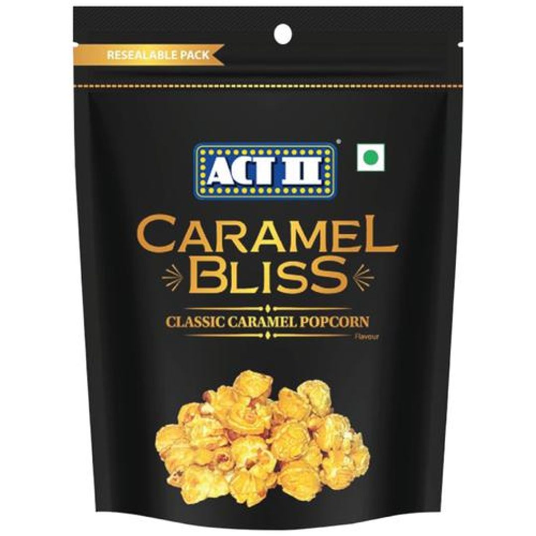 ACT II Caramel Bliss Classic Popcorn - Snacks, 70 g 