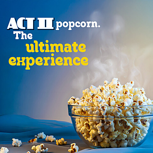 ACT II Golden Sizzle Instant Popcorn, 60 g (Pack of 3) Hot & Fresh# in 3 mins