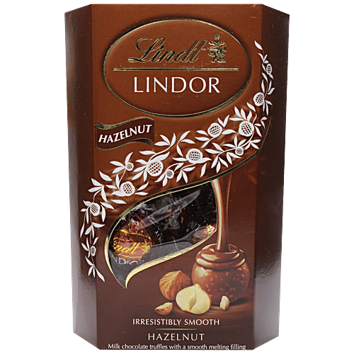 Buy Lindt Lindor Hazelnut Milk Chocolate Truffles Smooth, Creamy