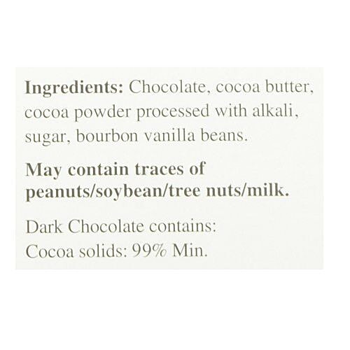 Lindt Chocolate - Excellence Extra Dark 99% Cocoa Bitter, 50 g  