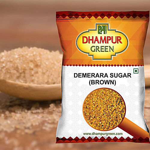 Dhampur Green Natural Brown Sugar - Dememrara, 1 Kg  