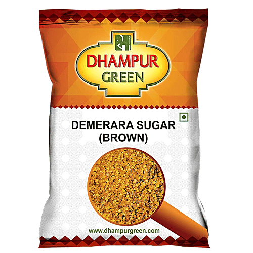 Dhampur Green Natural Brown Sugar - Dememrara, 1 Kg  