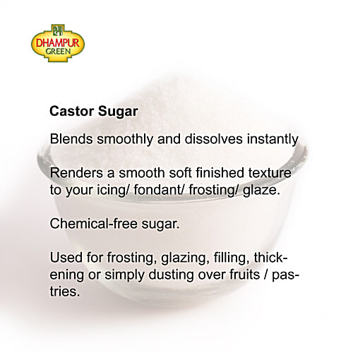 Dhampur Green Castor Sugar/Chini, 1 Kg  