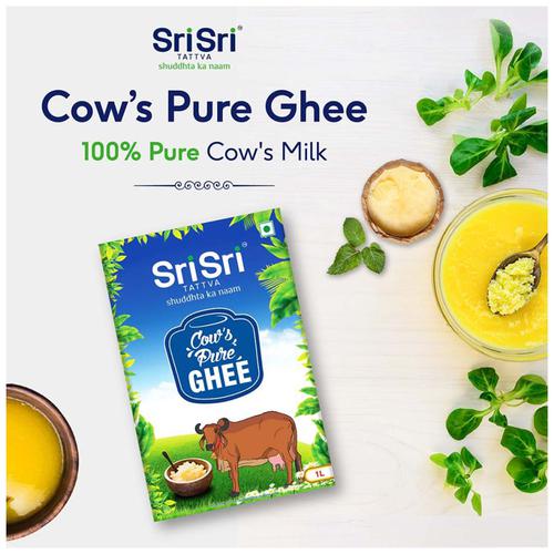 Sri Sri Tattva Cows Ghee/Tuppa, 1 L  