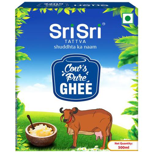 Sri Sri Tattva Cows Ghee/Tuppa, 500 ml  